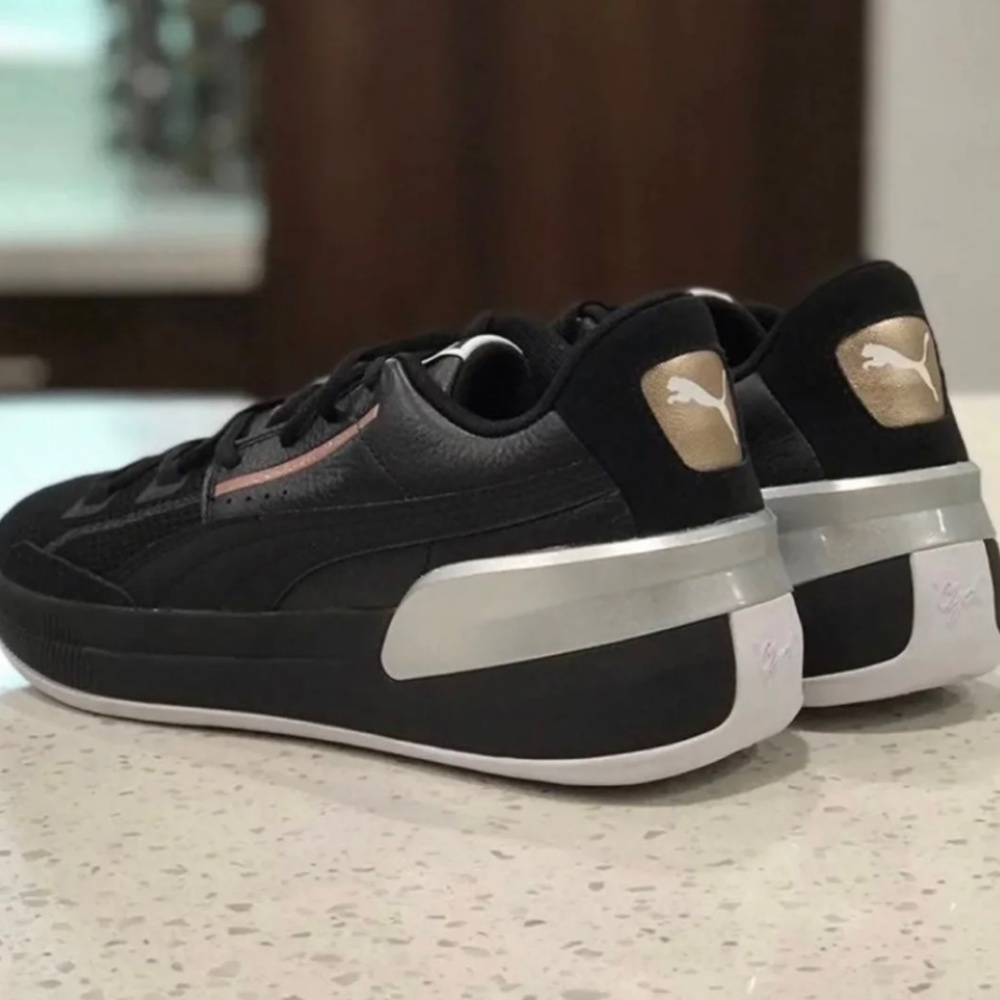 PUMA CLYDE HARDWOOD METTALIC MEN'S SHOES - Picture 3 of 4